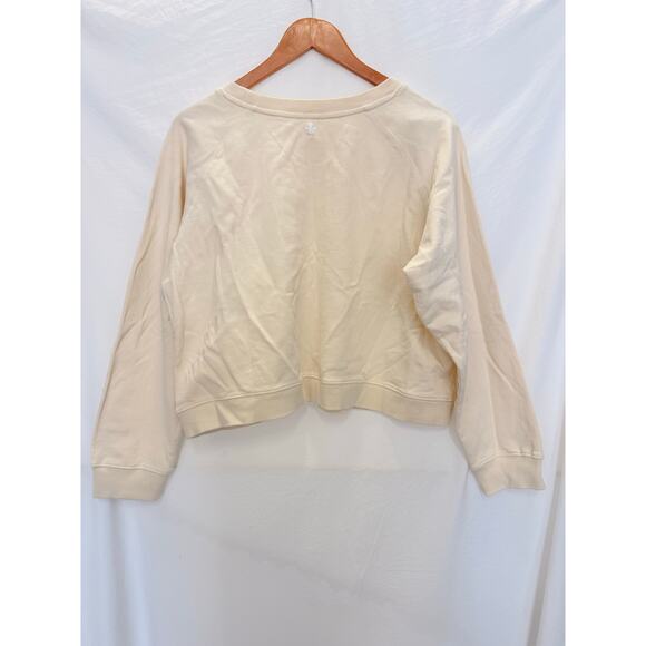 MAREA by Liz Joy NEW Oyster Cropped Pullover Sweater Medium Fisherman Summer - Picture 4 of 6